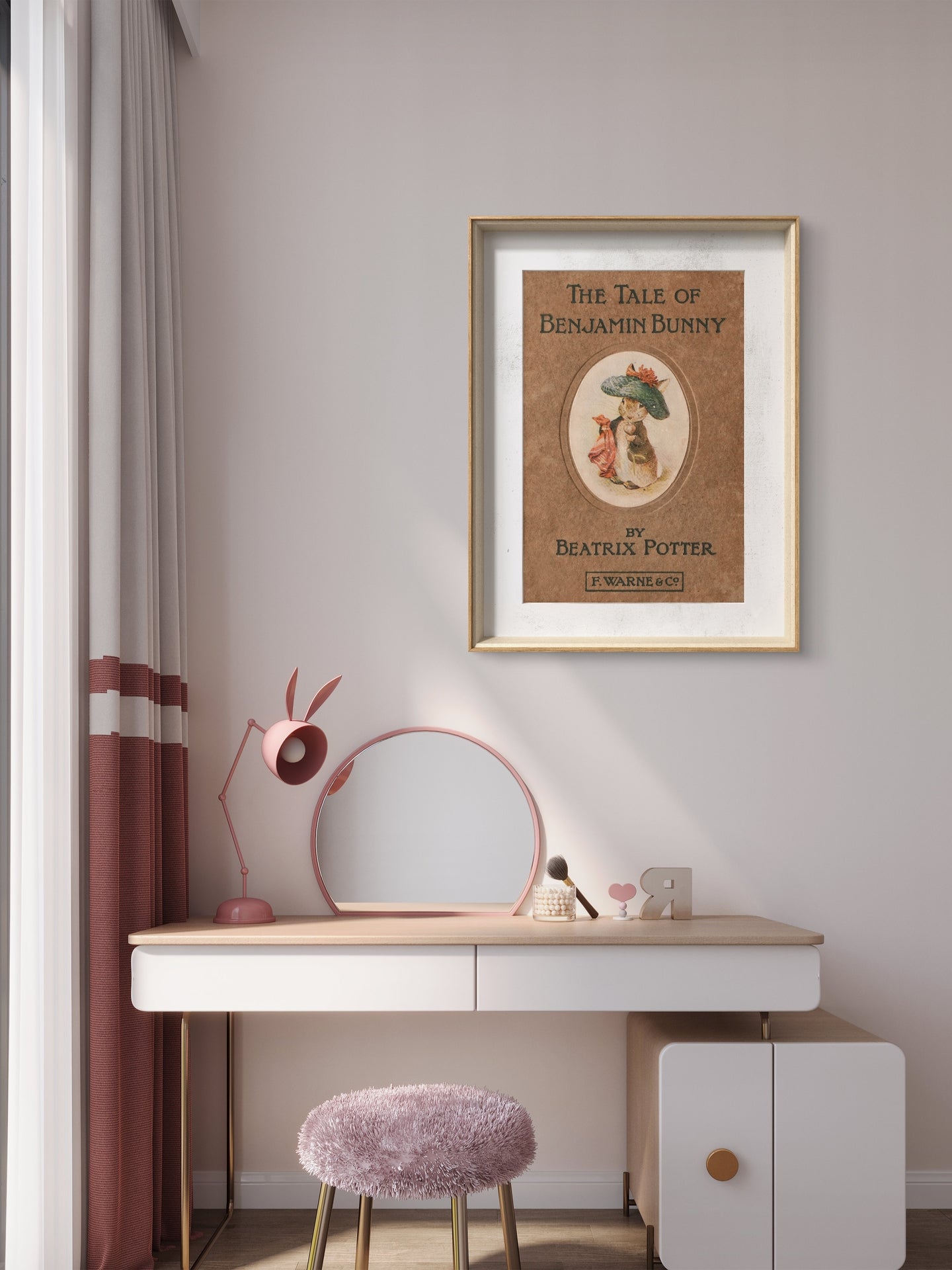 Beatrix Potter Benjamin Bunny Cover Print