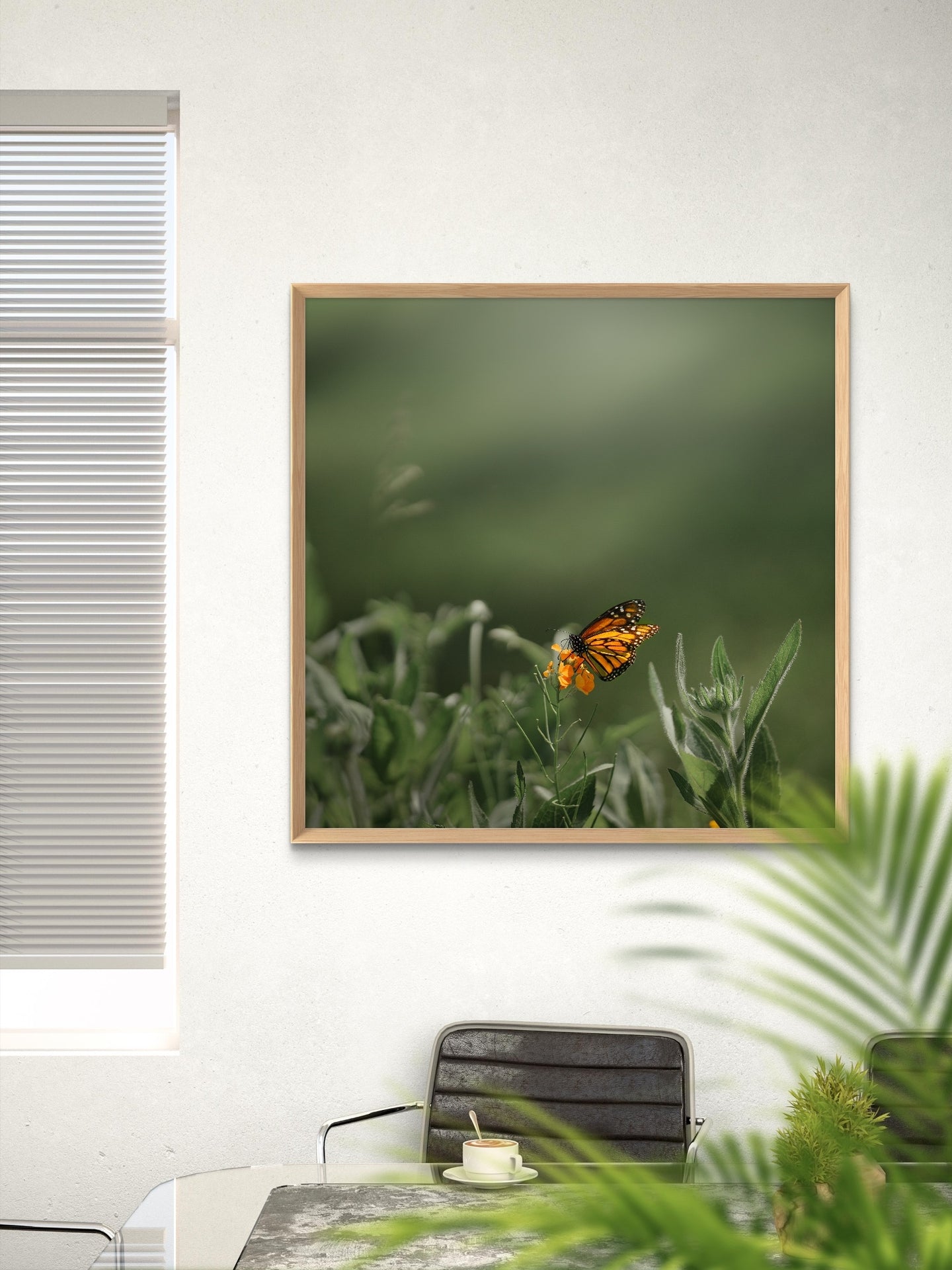 Monarch Butterfly Square Print