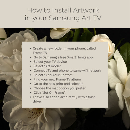 White Roses - Frame TV