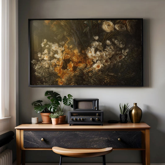 Painted Spring in Autumn Tones - Frame TV