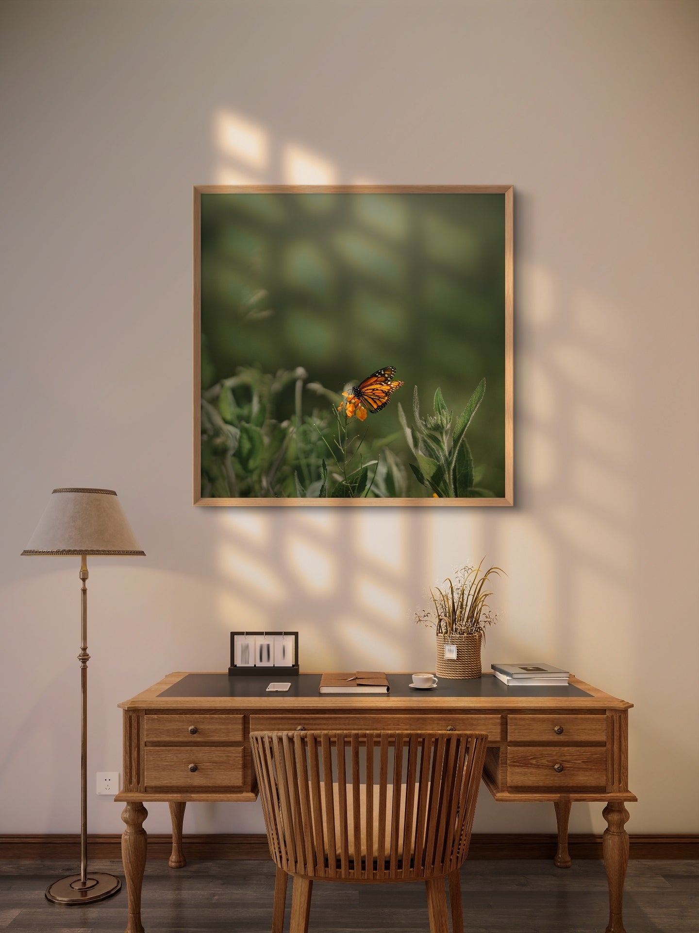 Monarch Butterfly Square Print
