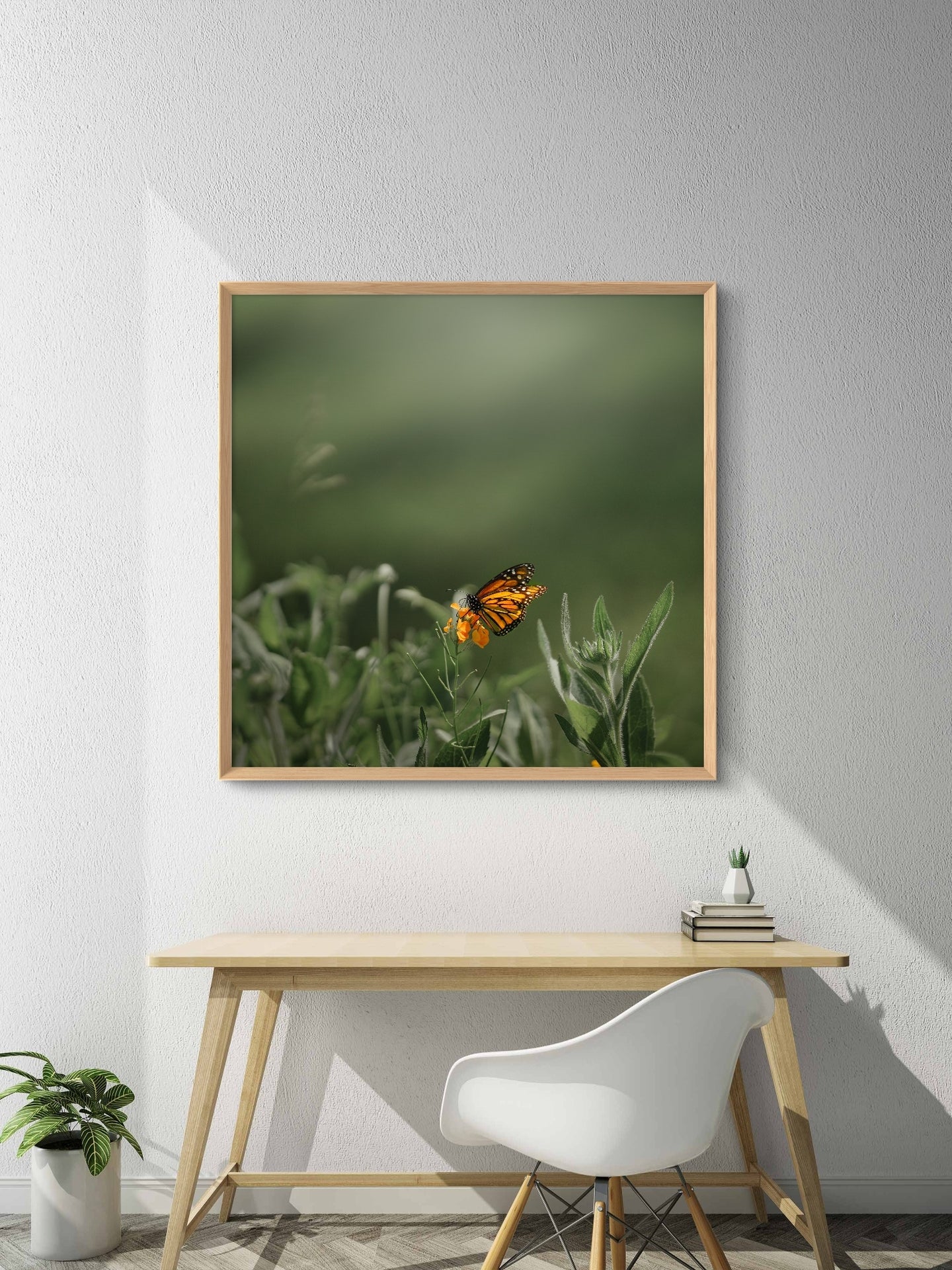 Monarch Butterfly Square Print