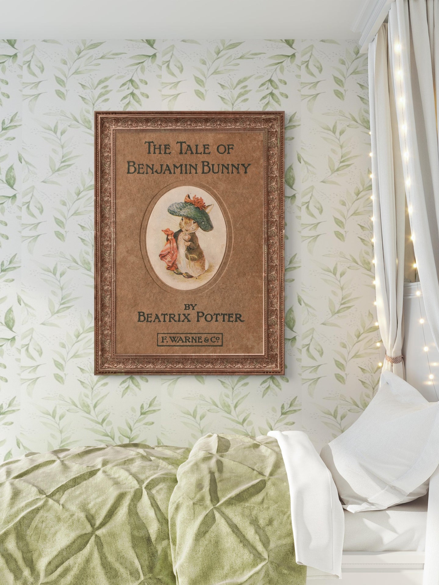 Beatrix Potter Benjamin Bunny Cover Print