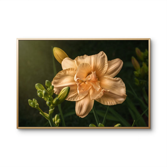 Peach Daylily and Buds