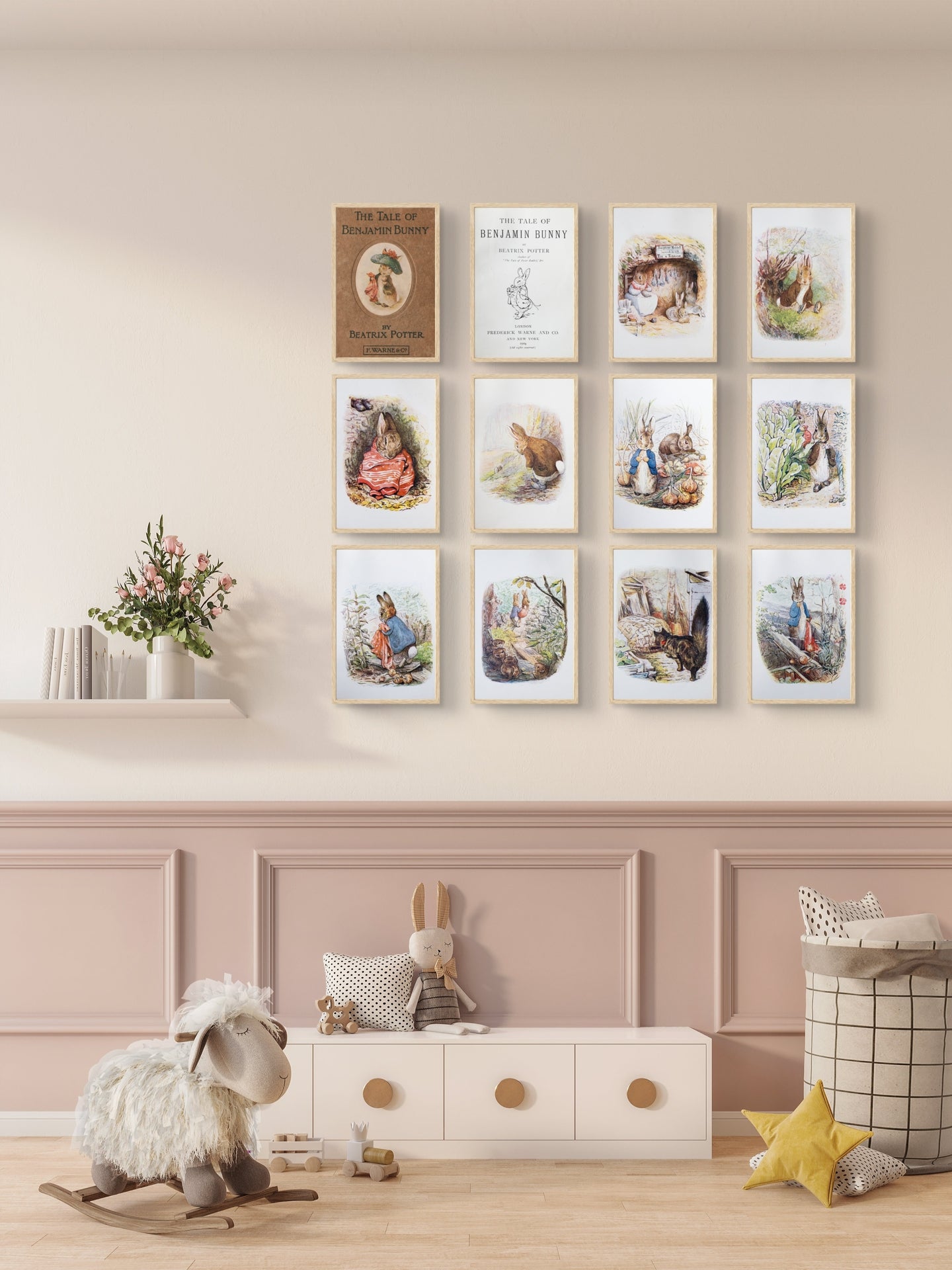 Beatrix Potter Wall Art Gallery Set