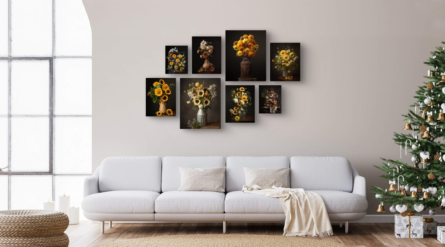 The Sunflower Steve Gallery, 8 Print Collection