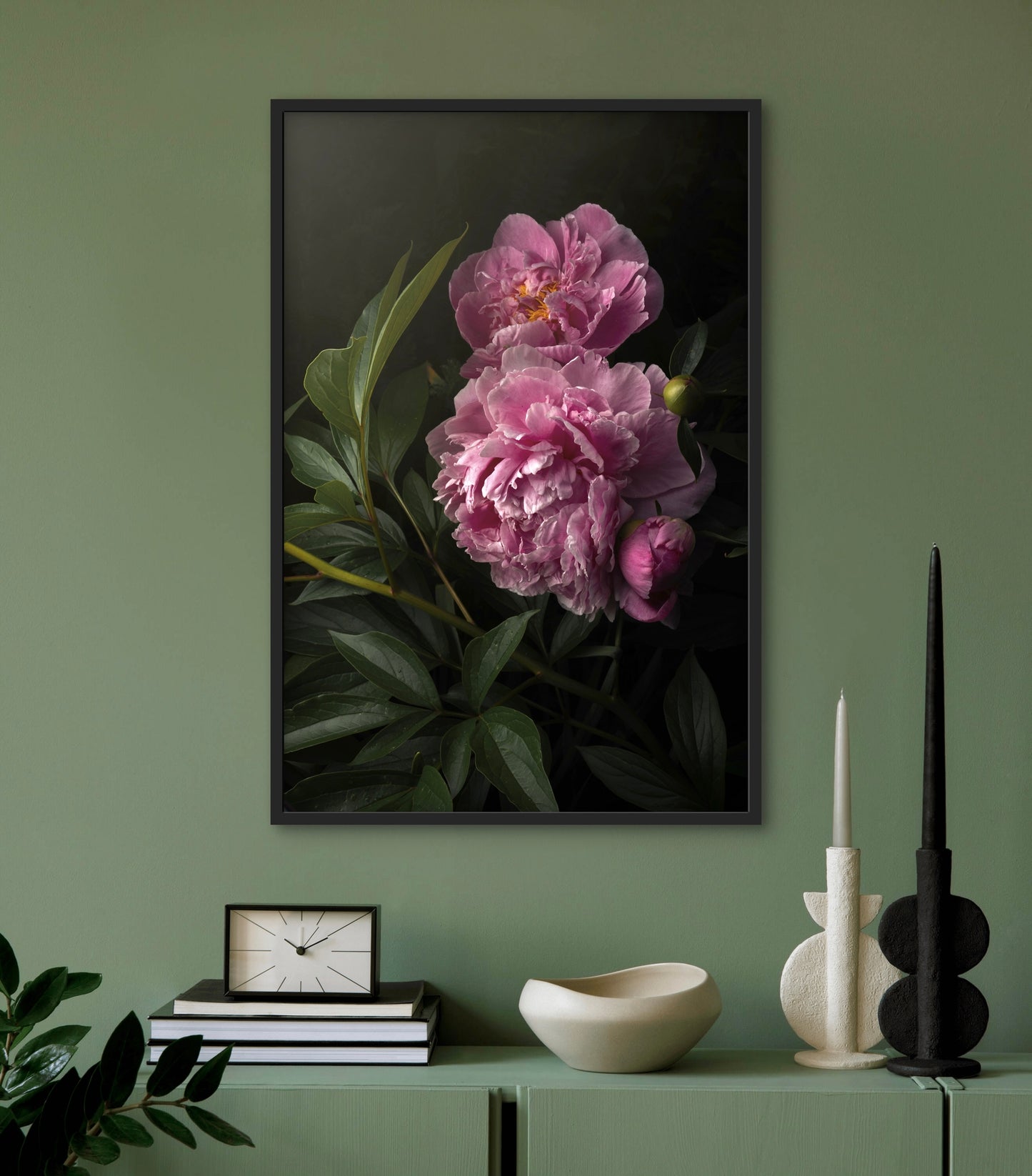 Pink Peonies in the Garden