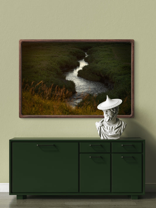 Tranquil Steam through Prairie