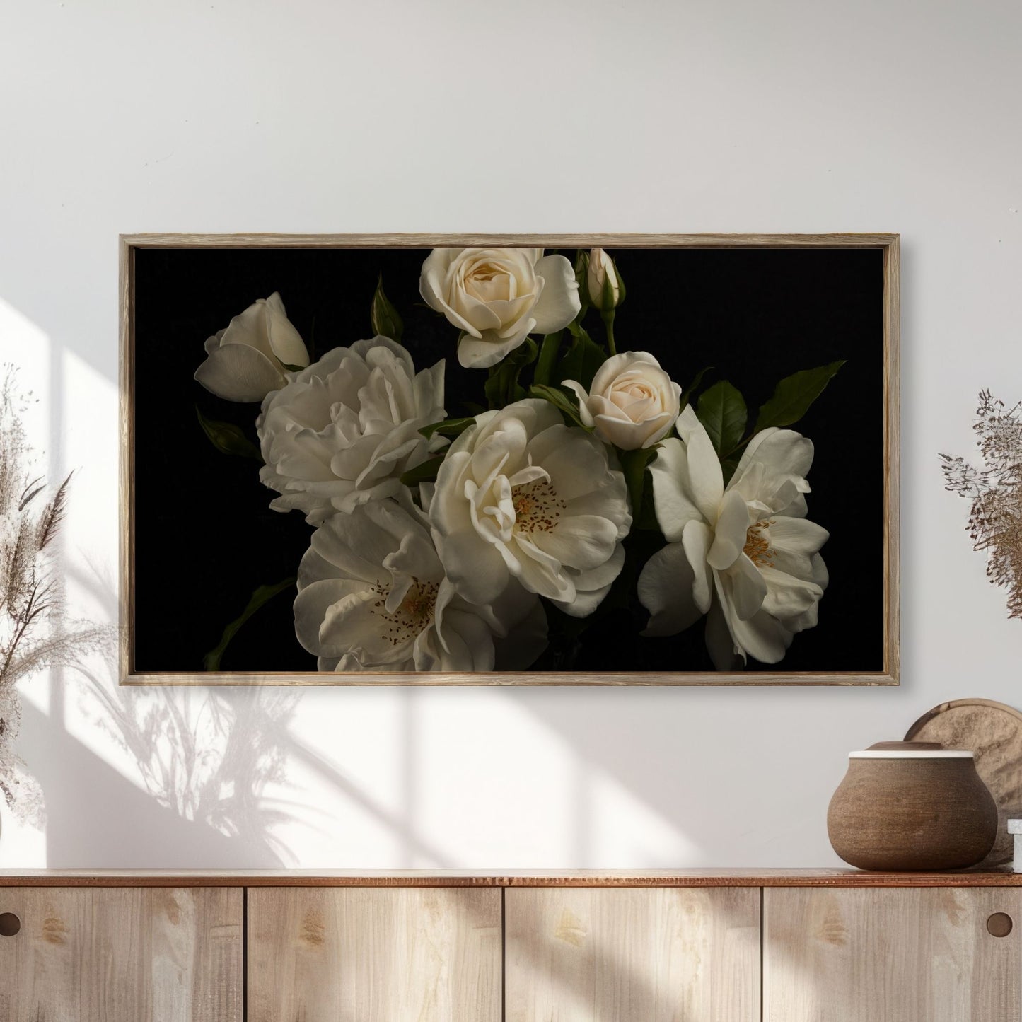 White Roses - Frame TV