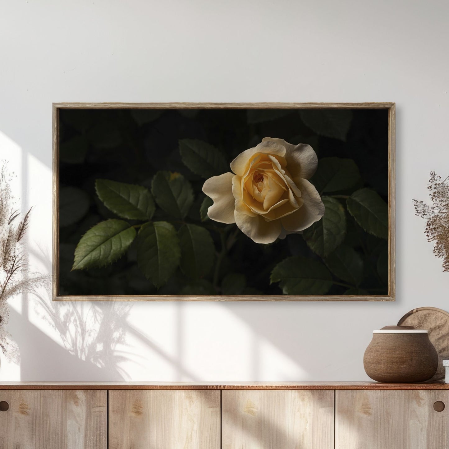 Yellow Rose - Frame TV