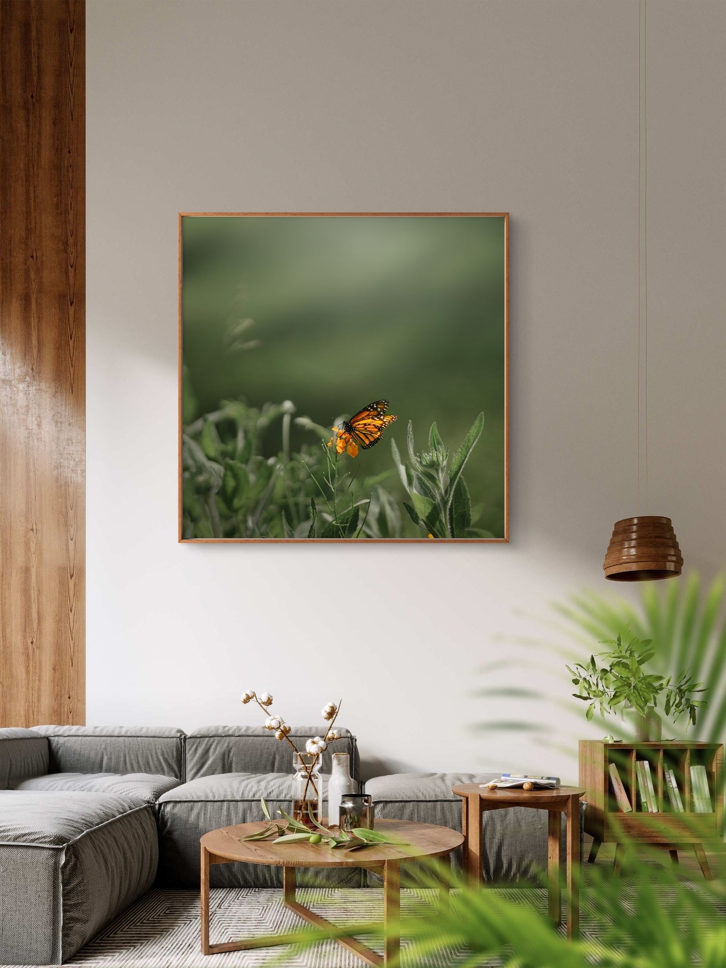 Monarch Butterfly Square Print