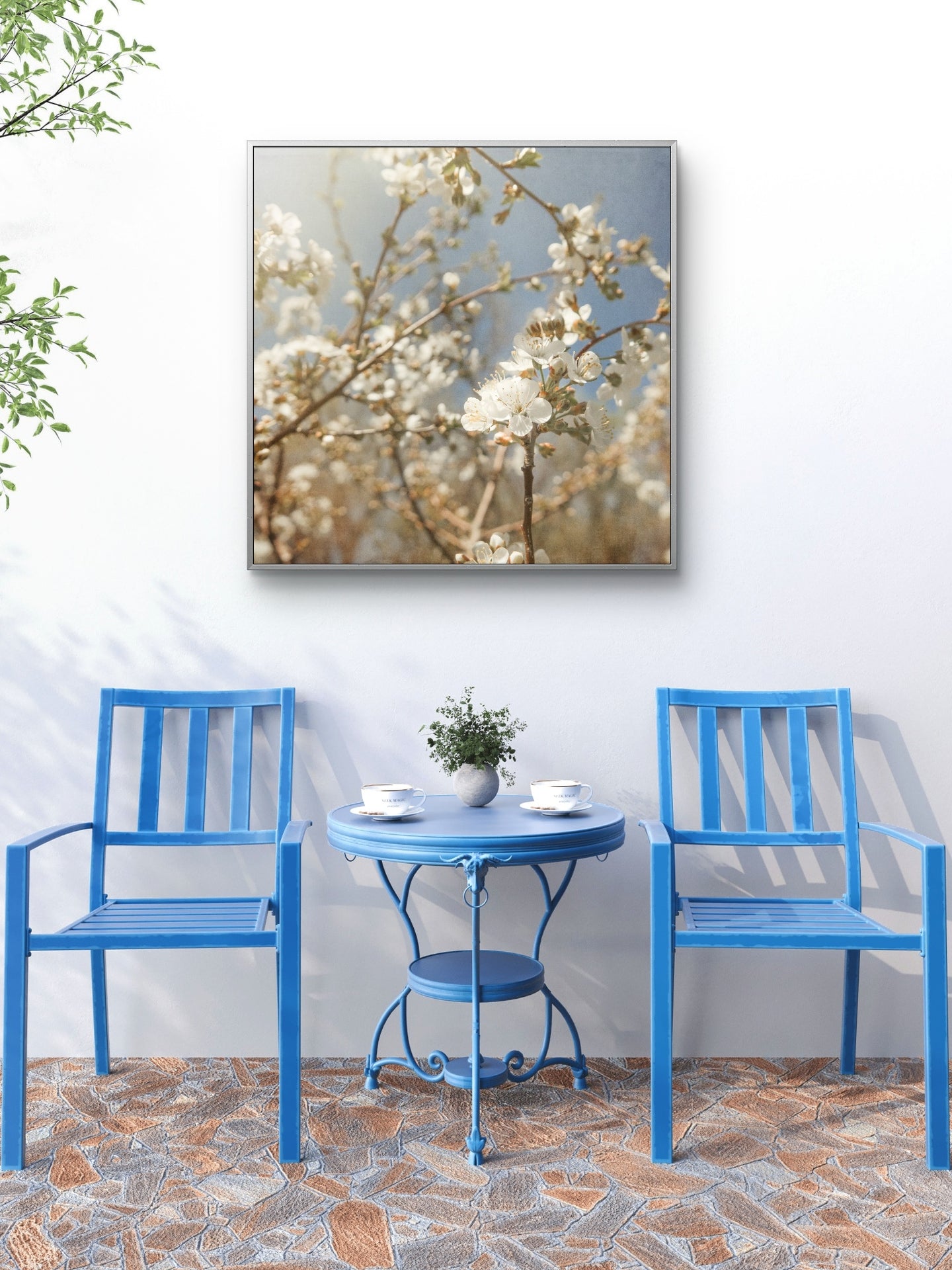 Spring White Cherry Blossoms