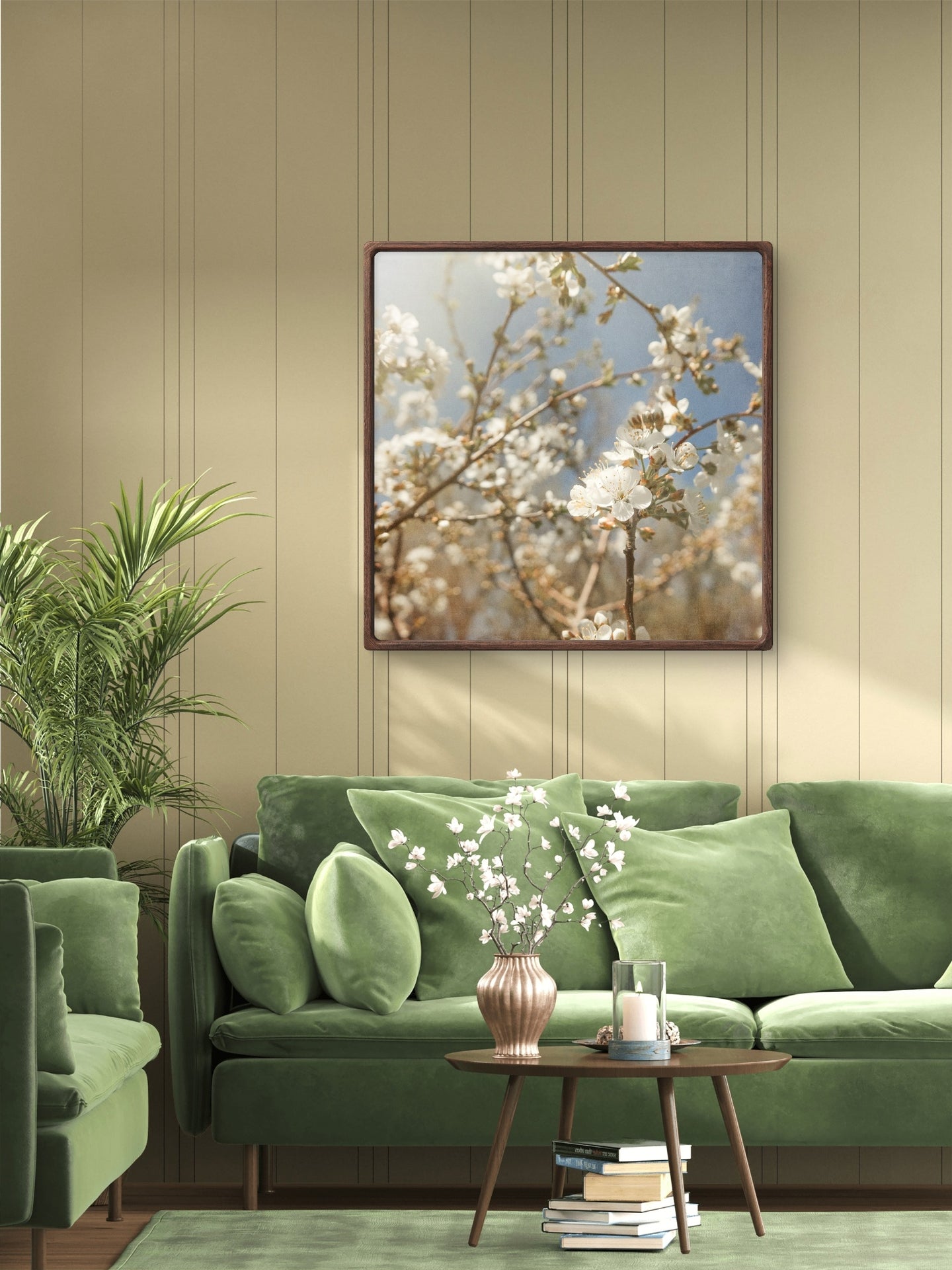 Spring White Cherry Blossoms