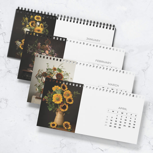 Auto-date Desktop Calendar by Sunflower Steve and Caroline Jensen