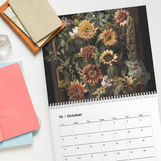 Automated Sunflower Wall Calendar by Caroline Jensen (Photographer) and Steve Kaufer (Sunflower Breeder)