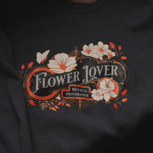 Flower Lover Botanical Photographer Sweatshirt