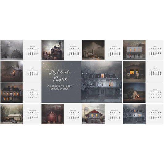 Light at Night, A Cozy Collection of Artistic Scenes