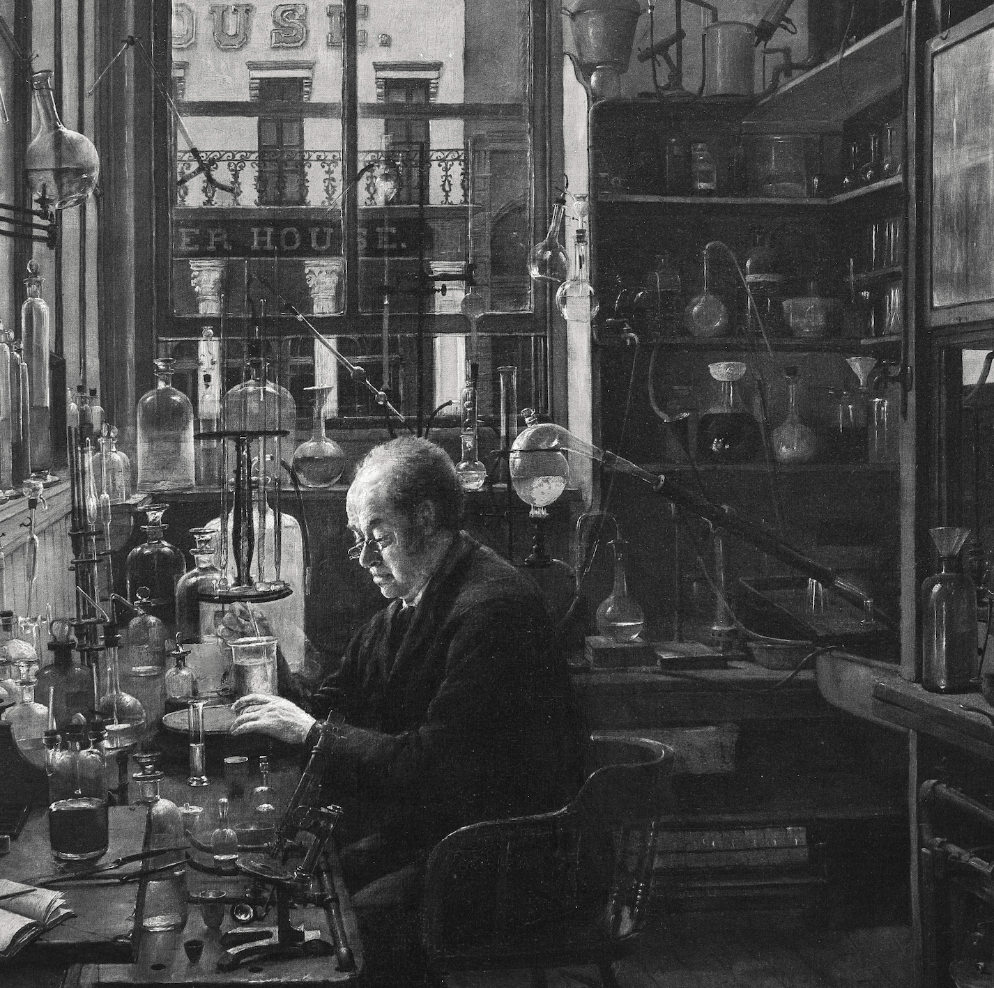 In the Laboratory by Henry Alexander