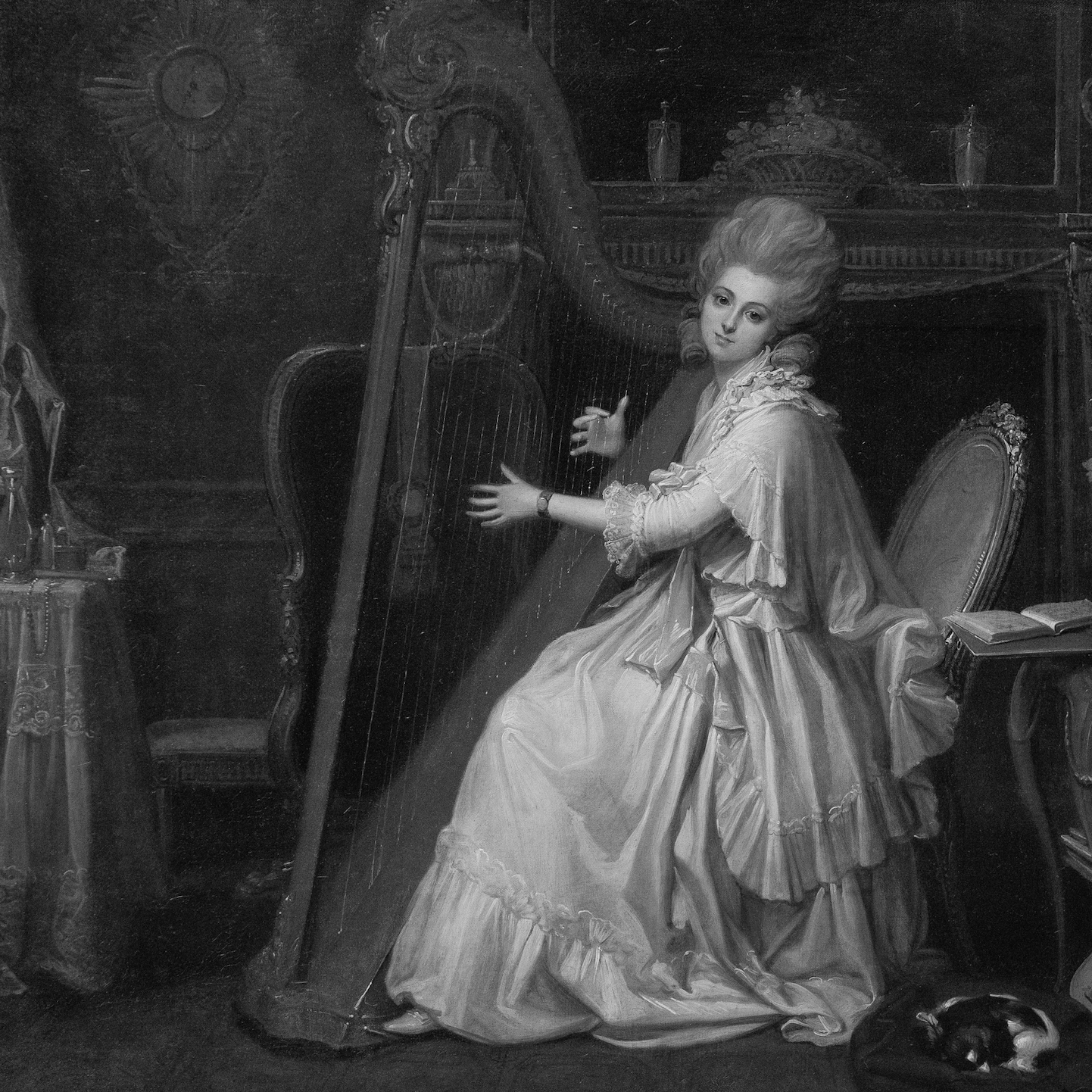The Harp and Sleeping Cat