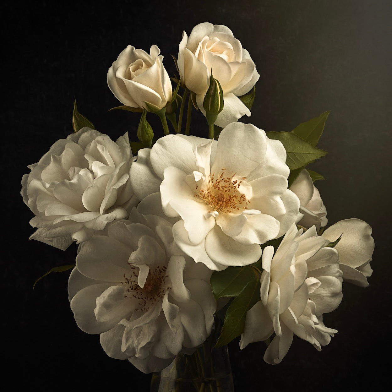 White Roses on Dark (Download)