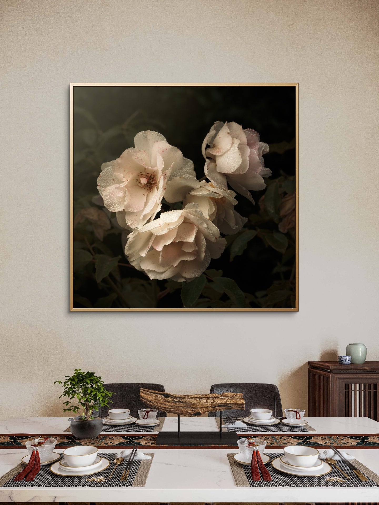 Aging Iceberg Roses