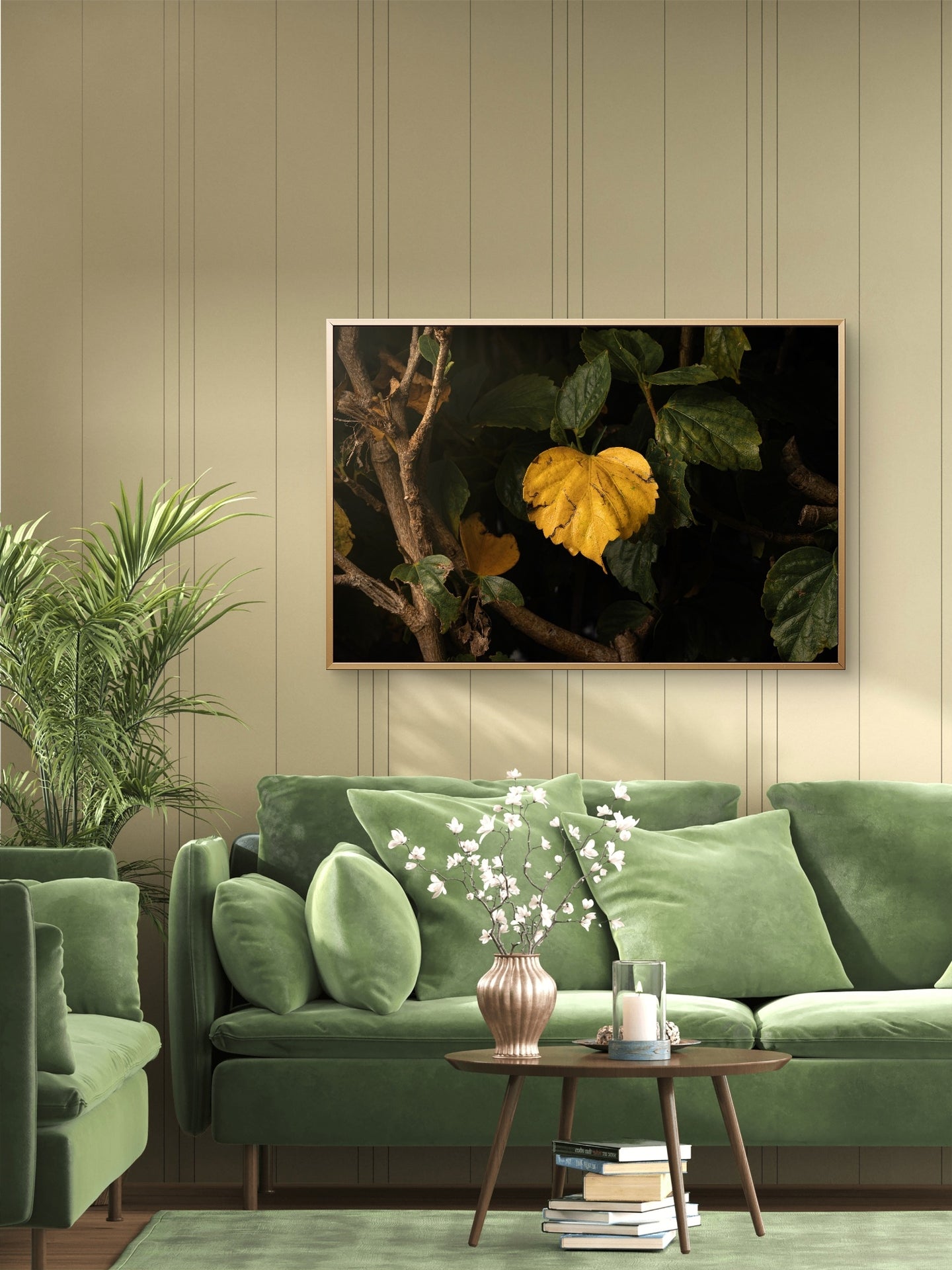 Heart Leaf Unframed Print