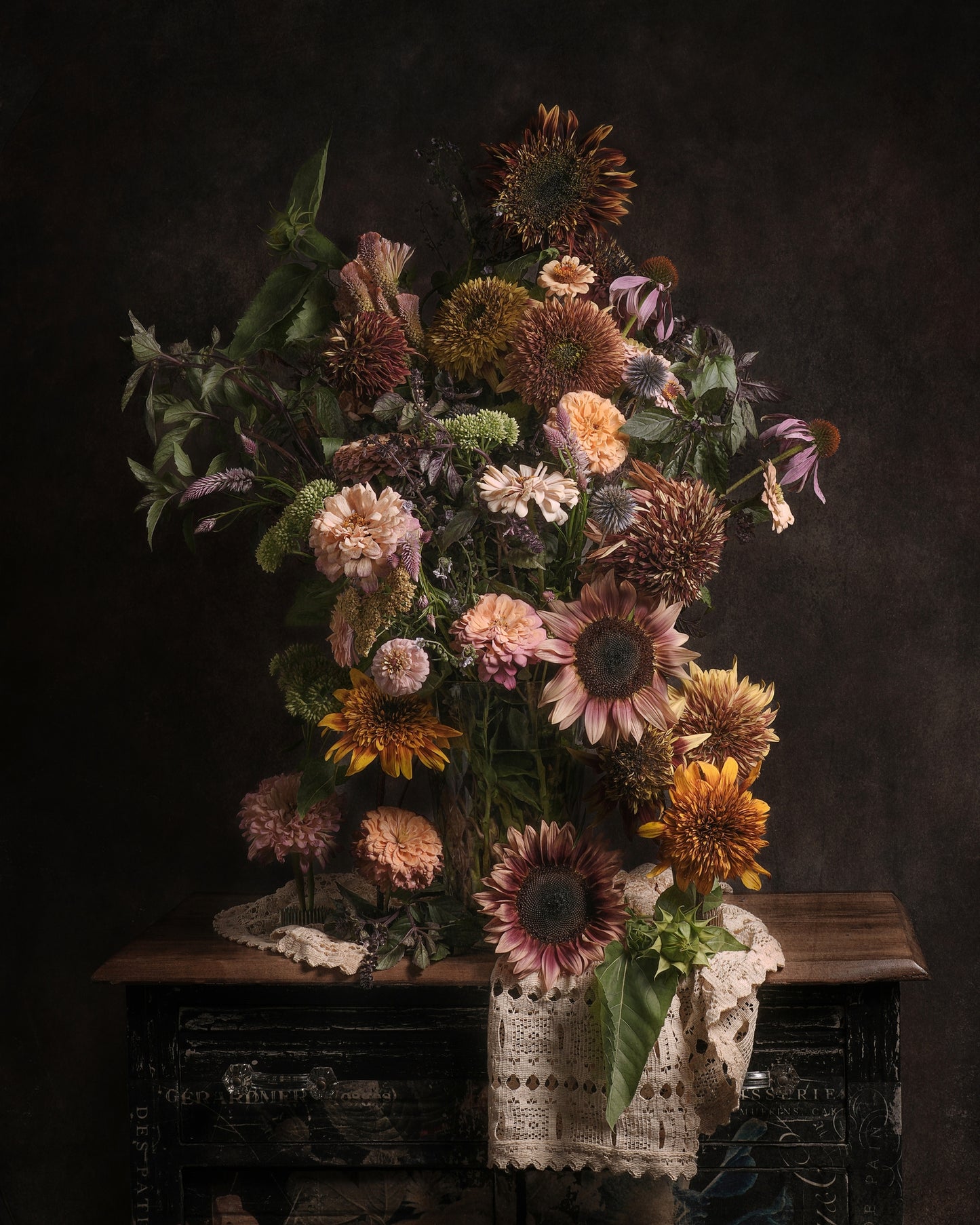 Autumn Sunflower Arrangement Created with Sunflower Steve