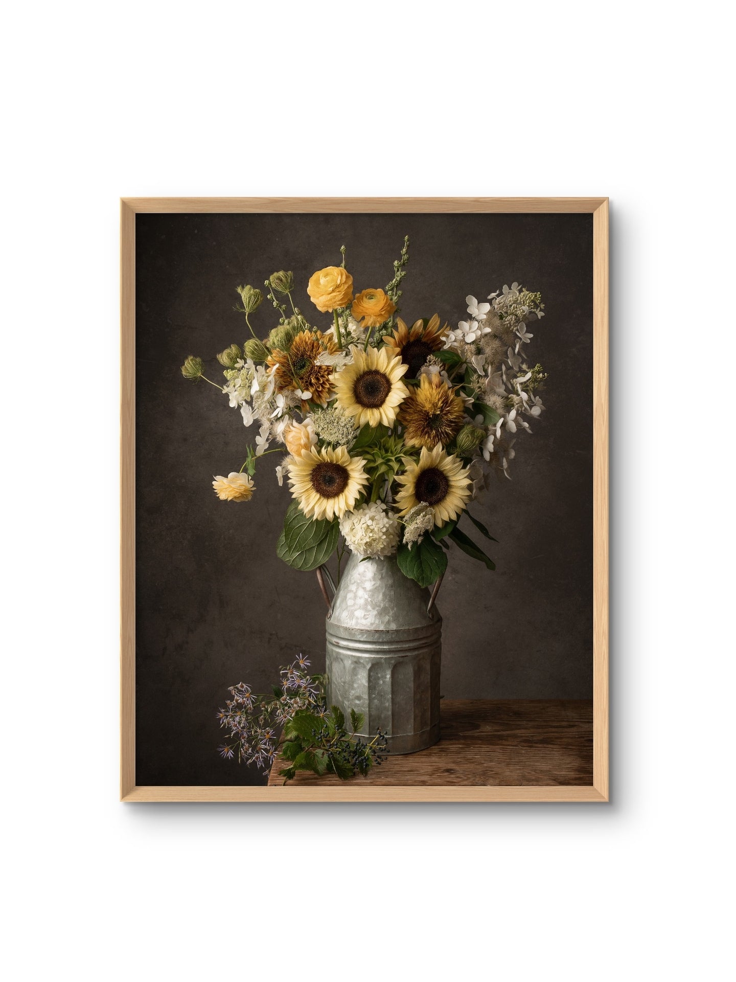 Light Sunflowers Still Life