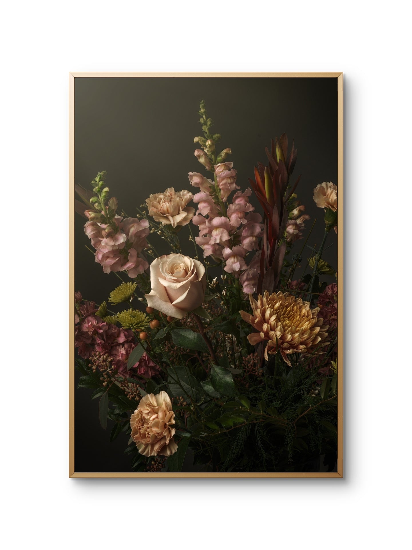 Snapdragons & Chrysanthemums