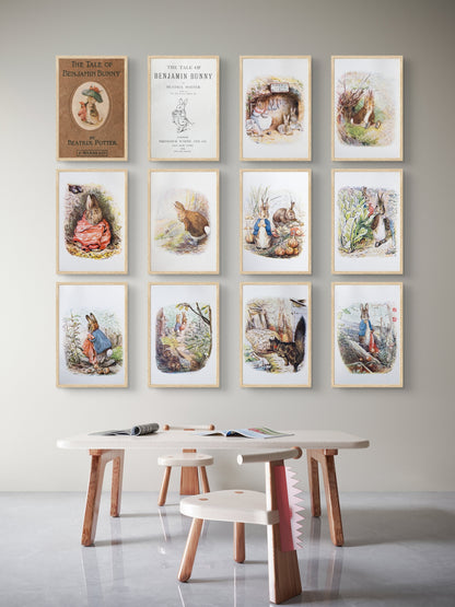 Beatrix Potter Wall Art Gallery Set