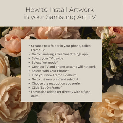 Ivory Roses - Frame TV