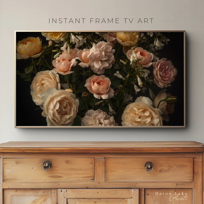Ivory Roses - Frame TV