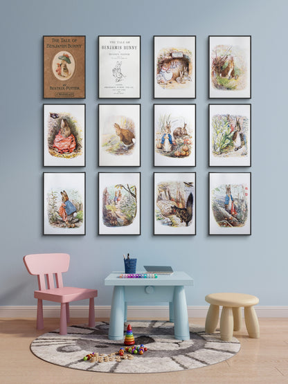 Beatrix Potter Wall Art Gallery Set