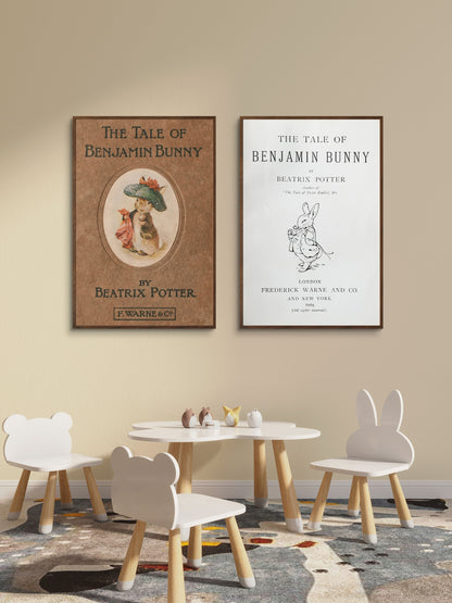 Beatrix Potter Benjamin Bunny Two Print Set