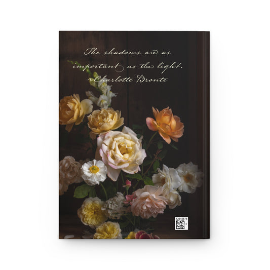 Floral Vintage Hardcover Journal — Personalized Name and Quote Journal