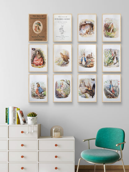 Beatrix Potter Wall Art Gallery Set