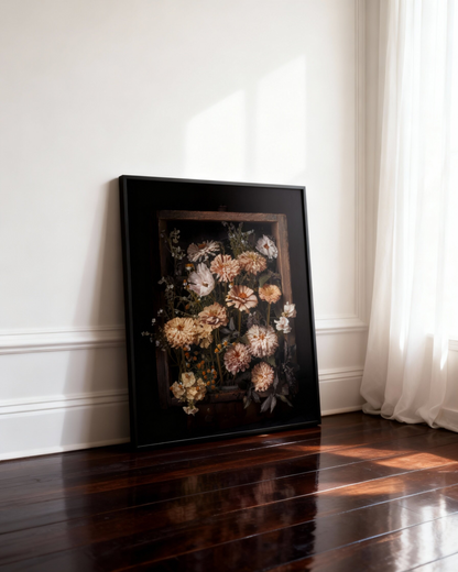 Vintage Style Zinnia Arrangement