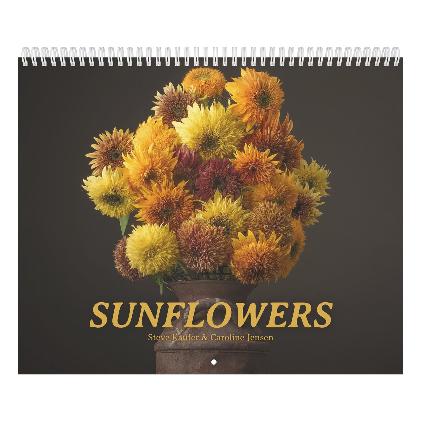 Automated Sunflower Wall Calendar by Caroline Jensen (Photographer) and Steve Kaufer (Sunflower Breeder)