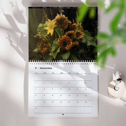 Automated Sunflower Wall Calendar by Caroline Jensen (Photographer) and Steve Kaufer (Sunflower Breeder)