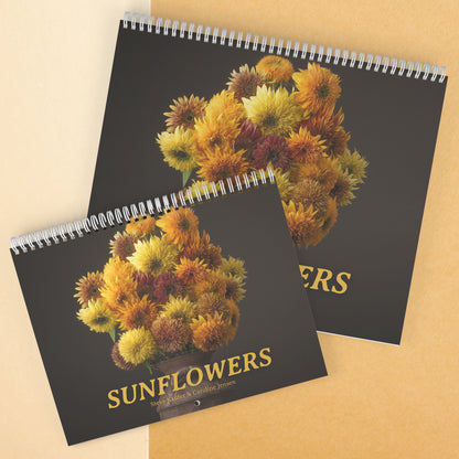 Automated Sunflower Wall Calendar by Caroline Jensen (Photographer) and Steve Kaufer (Sunflower Breeder)
