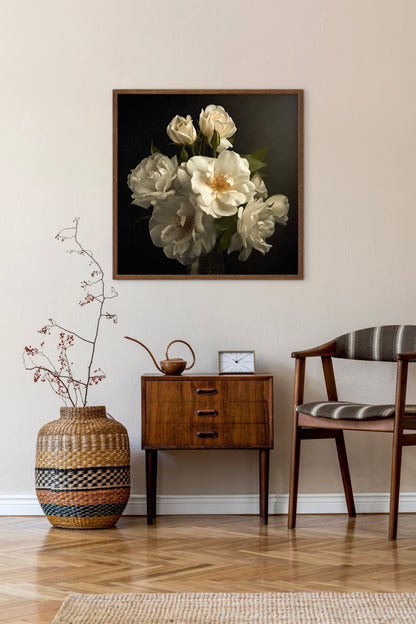 White Roses on Dark  (Download)