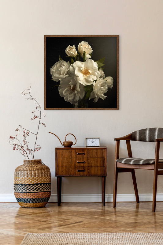 White Roses on Dark  (Download)
