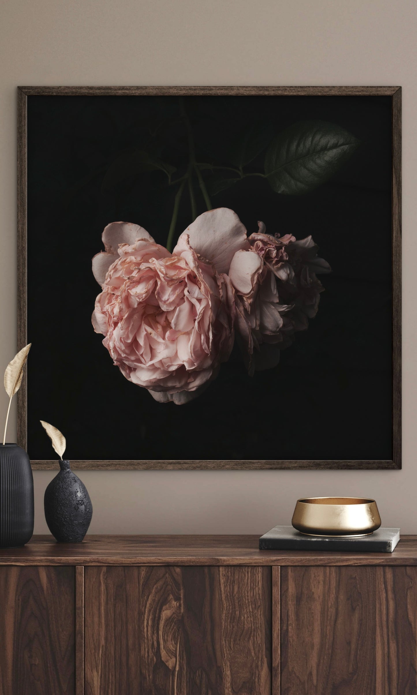 Moody Wilted Pink Roses - Download
