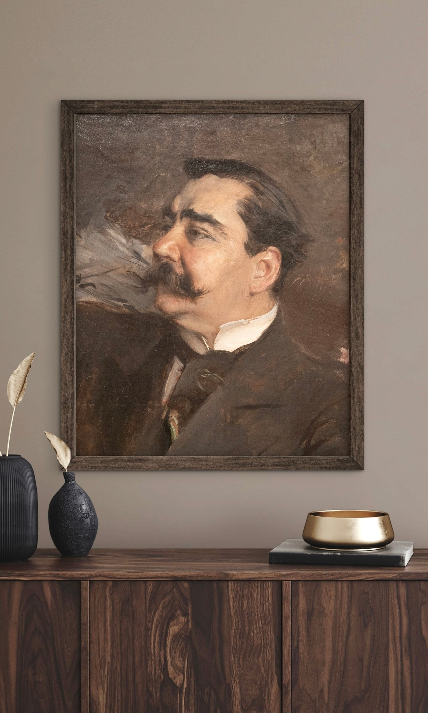 The Mustache - 16x20 Print - Instant Download