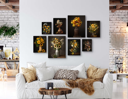 The Sunflower Steve Gallery, 8 Print Collection