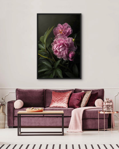 Pink Peonies in the Garden