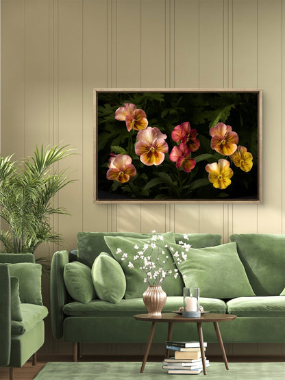 Colorful Pansies