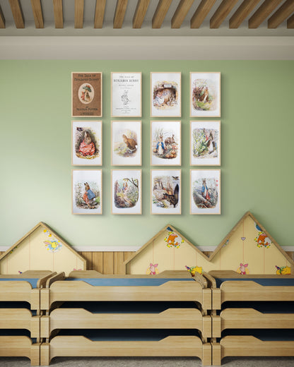 Beatrix Potter Wall Art Gallery Set