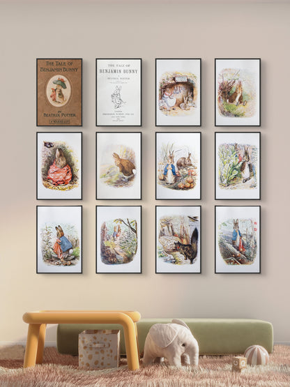 Beatrix Potter Wall Art Gallery Set